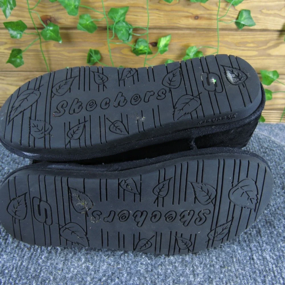 Skechers Australia Women 6‎ Black Suede Shearling Lined Tall Winter Boots Warm